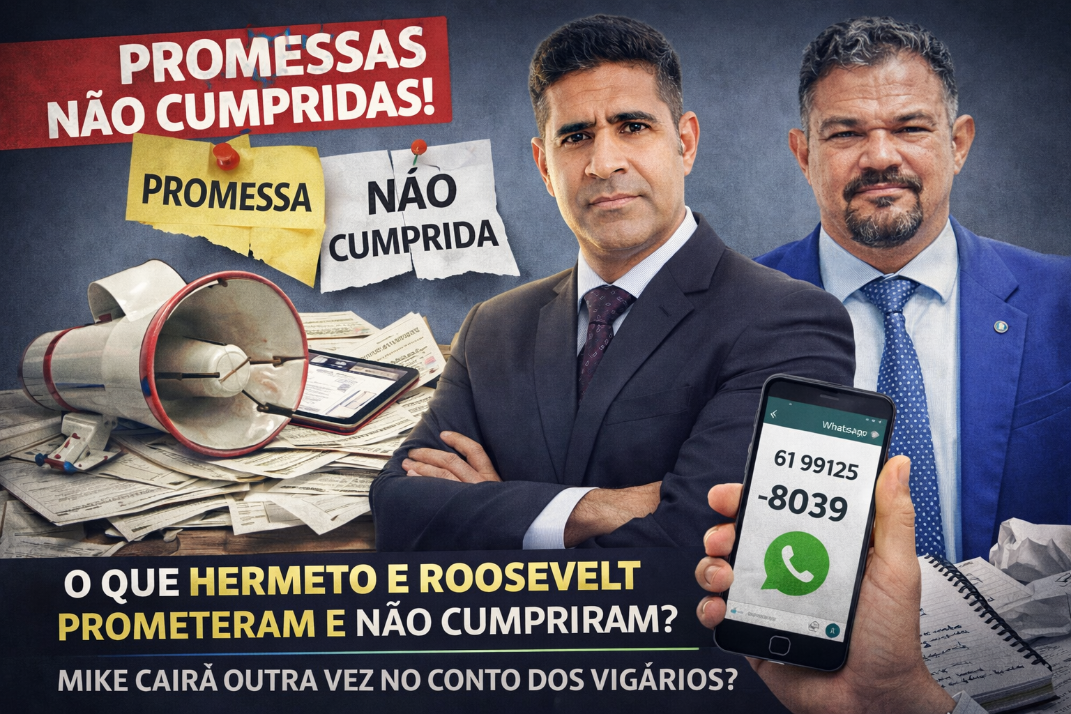 Leitor: conte à A Voz dos Praças o que Roosevelt e Hermeto prometeram e não cumpriram