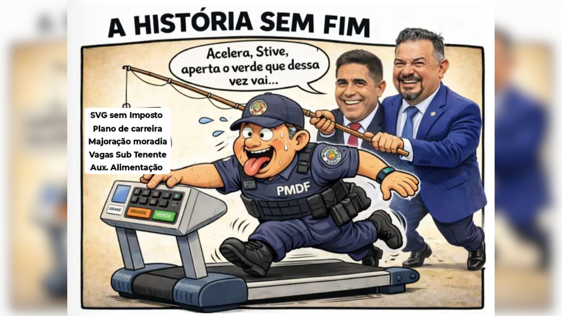 Agora vai, pracinha: Roosevelt e Hermeto pedem mais quatro anos